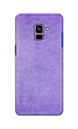 Image of Plain Purple Hard Back Case Cover for Samsung Galaxy A8 Plus (2018), A730F, A730F / DS Back Cover -(J5) VNS2226