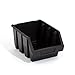 Lot de 30 boites de rangement bacs a bec en noir ERGO-Box taille 3