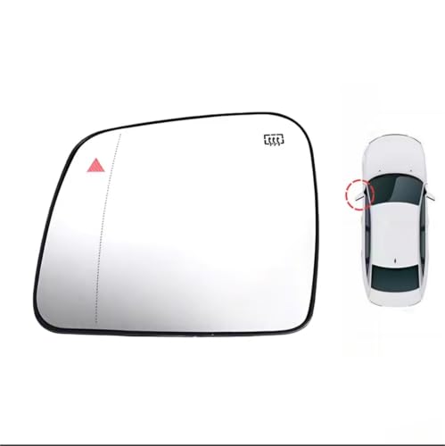 Verre miroir chauffé avec angle mort pour Dodge Durango côté gauche