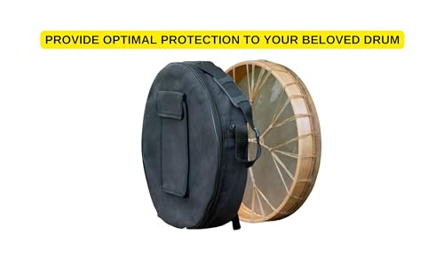 ARAW Shamanic Drum Bag, Bodhran Drum Protection (18 Inch Diameter x 6 Inch Depth) - Thumbnail 5