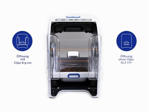 Closer Pets MiBowl selektiver Mikrochip-Futterautomat (CP500), Weiß