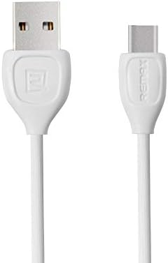 REMAX Lesu USB C Cable 3.2Ft PVC Glue Line USB Type A to C Fast Charger Compatible Samsung Galaxy S9, Note 8, S8 Plus, LG V30 V20 G6 G5, Google Pixel, Nexus 6P, Type C Cable 2.1a, Rc-050a (White)