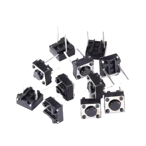 Micro interrupteur momentary tact switch 6x6x8mm bouton poussoir 2 pins