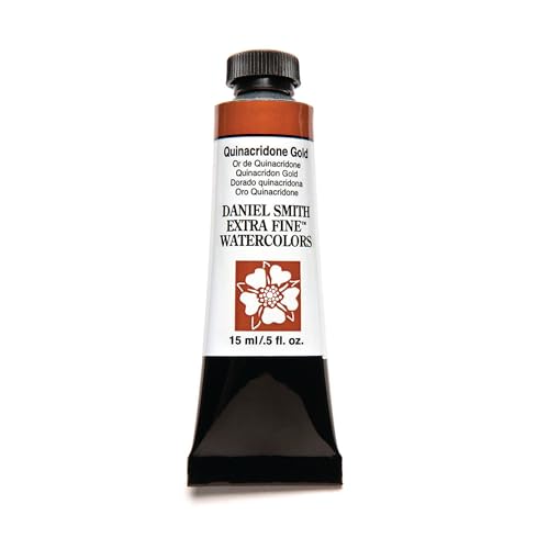 Daniel Smith Extra Fine Watercolor Paint Tube - Quinacridone Gold