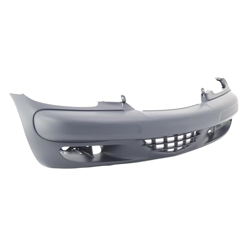 Image of FitParts Compatible with Chrysler PT Cruiser 2003-2005 Front Bumper Cover | Primed, With Fog Light Holes, Wagon /Convertible, Ready to Paint, OEM 5093640AA, CH1000373