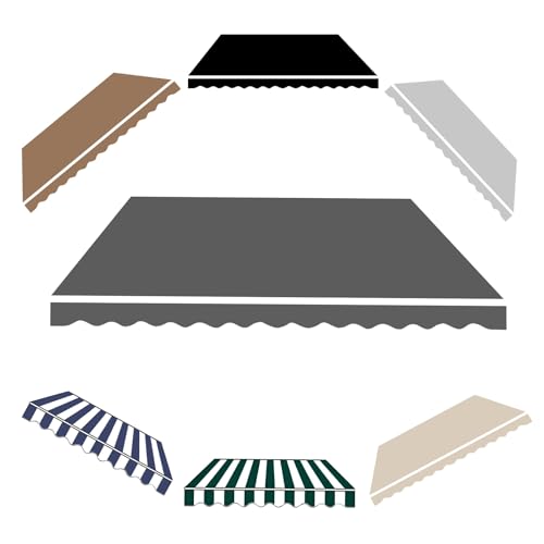 Ersatzstoff für Terrassen-Markisen 2.0m 2.5m 3.0m 3.6m 4m 5m, Wasserdicht Sonnenschutz für Terrassen-Sonnenschirme, Türen, Vordach, Markisen, Sonnenschutz(Grau,200x150cm) Ersatzstoff für Terrassen-Markisen 2.0m 2.5m 3.0m 3.6m 4m 5m, Wasserdicht Sonnenschutz für Terrassen-Sonnenschirme, Türen, Vordach, Markisen, Sonnenschutz(Grau,200x150cm)