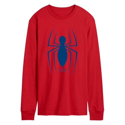 Marvel Spider-Man - Spider Logo - Men's Long Sleeve Graphic T-Shirt