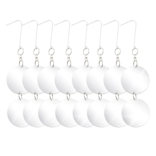OFFO Pigeon Deterrent Reflective Discs, Reflective Bird Deterrent Bird Scarer,Pigeon Scarer to Keep Birds Away for Garden, 8PCS