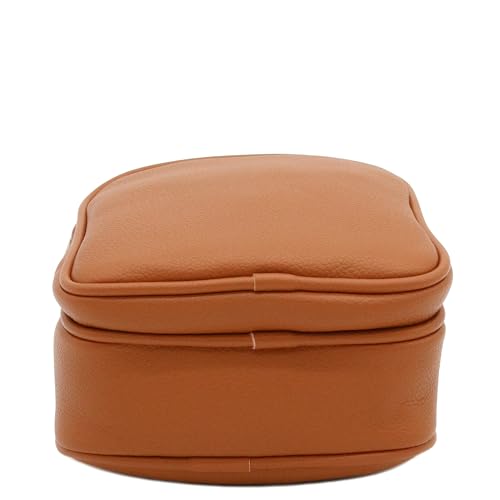 Image of FashionPuzzle Multi Pocket PU Leather Casual Medium Crossbody Bag with Adjustable Strap