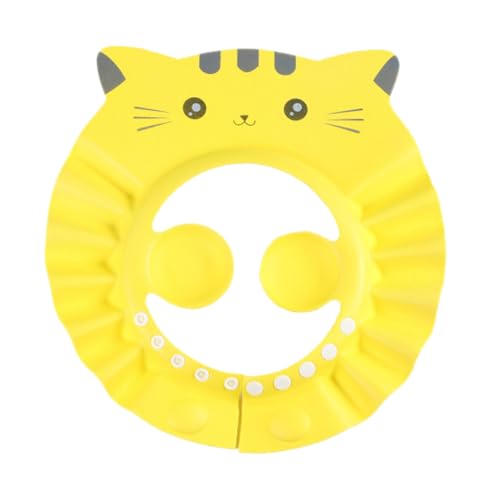 Gorro de ducha para champú, gorro de ducha para niños, ajustable, imprescindible para niños, niños y niños pequeños