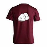 [アートワークスコウベ] バレーボール Tシャツ 半袖 練習着 ドライ バレーボール in おにぎり ユニセックス XL バーガンディ
