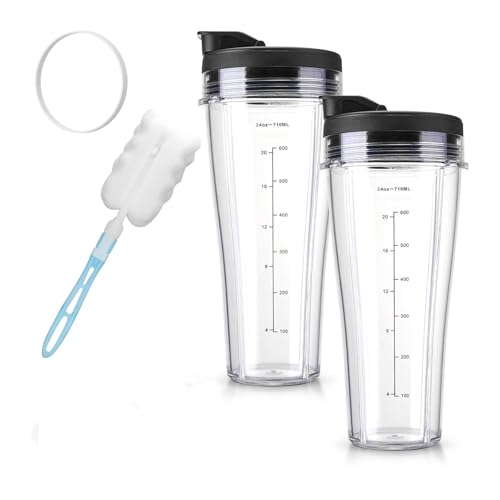 Piezas de repuesto para licuadora Ninja SS101 set vaso y tapa 24oz miniatura 2