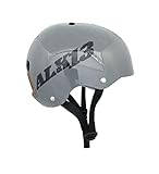 casque alk13 bmx  Alk13 Helmet H2O Plus Casque de skate BMX Rollers Gris Noir -L (57-59 cm)