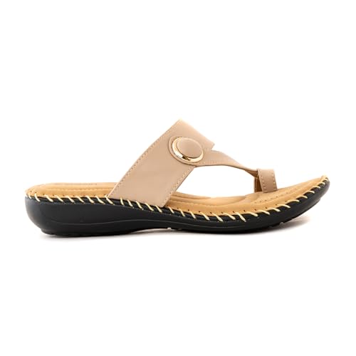 Image of Khadim's 5942756 Lightweight Durable Extra Soft Trendy Premium Stylish Casual Slip-On Heels For Women