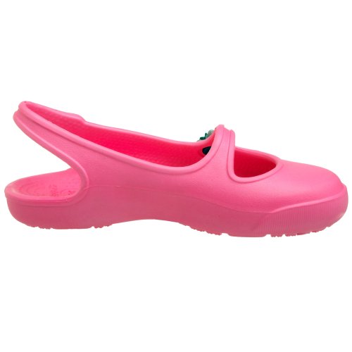 Crocs Gabby Flat (Toddler/Little Kid),Neon Pink,3 M Us Little Kid/ 5 M Us Women's #TOP5