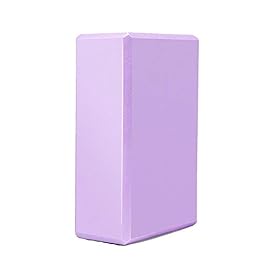 Yoga Block High Density EVA Foam Blocks Thick Non-Slip Moisture-Proof Soft Fitness Bricks for Yoga Pilates Dance Exercise, 9″x6″x3″, 200g