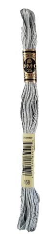 Image of DMC 6-Strand Embroidery Cotton Bundle - Pewter Gray Color Family - 5 Skeins of Thread - 8.7yd Skeins