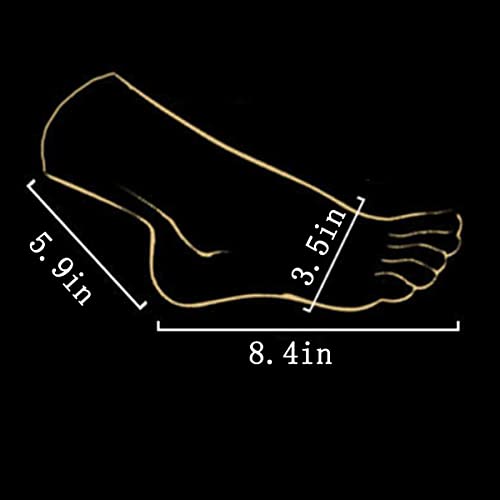 Linmin 1 Pair Of Silicone Models 1:1 Scale Model Silicone Women'S Soccer Performance Art Shooting Props And More (Pink Nails) Size 39 thumb #1