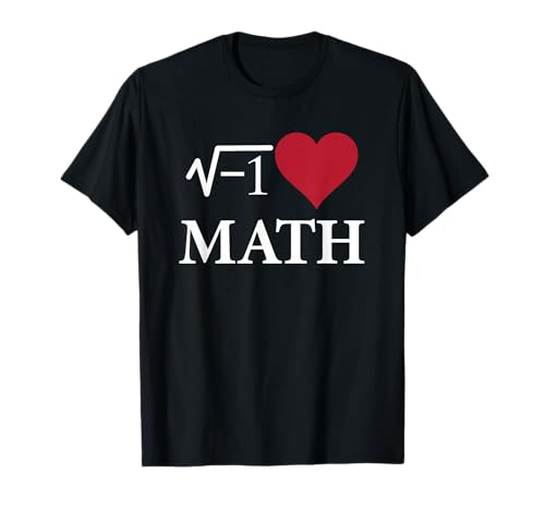 I Love Heart Math Funny T-Shirt T-Shirt