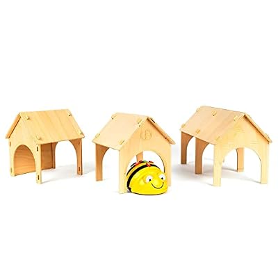 Programming Basic Tool: 1 Blue Bot & 1 Bee-Bot Floor Robotics, 1 TactileReader, 3 Tunnels, Obstacle Course Set - See & Say Version