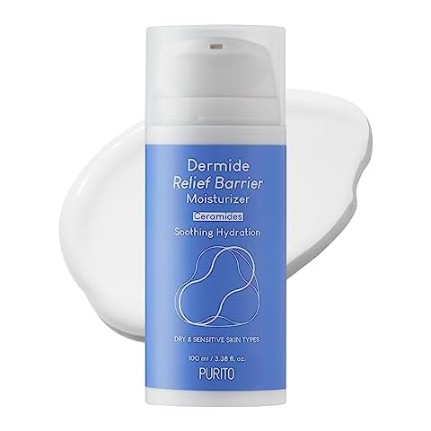 PURITO Dermide Relief Barrier Moisturizer 100ml / 3.38 fl. oz. vegan and cruelty free, relieving moisturizer, soothing, calming, safe ingredients, protective barrier Cover