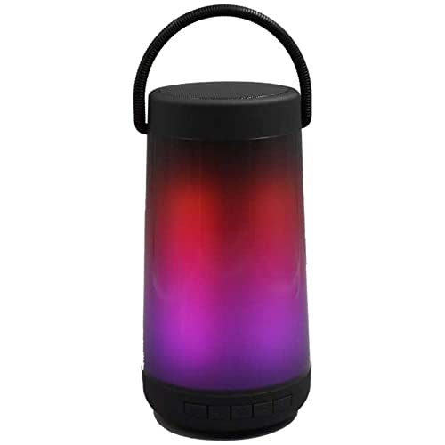 Denver Electronics S0429078 Btl-311 Bluetooth-Lautsprecher, RGB-LED, 1200 mAh, 5 W, Schwarz, 111151010720, One Size
