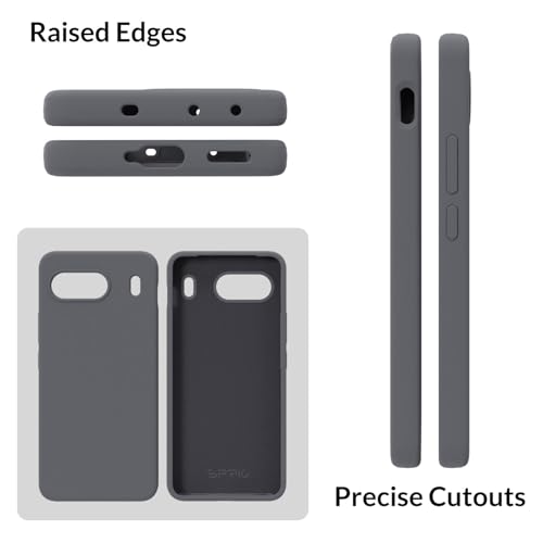 Image of SPRIG Compatible with OnePlus Nord 4 Premium SilkTone Back Cover Drop Tested Shock Proof Mobile Case for Men, Women, Boys and Girls with Camera Protection (Dark Grey)
