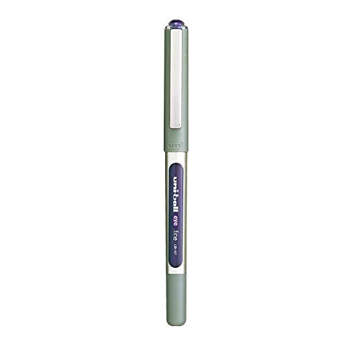 Image of uni-ball Eye UB157 0.7mm Roller Ball Pen | Violet Ink, Pack of 12