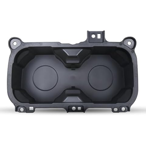 Kyostar Oversized Cup Holder for Toyota Tacoma 2016-2023, ABS Plastic Cup Holder Replacement, Black Cover