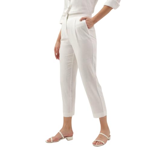 Image of Marks & Spencer High Waisted Tapered Ankle Trousers