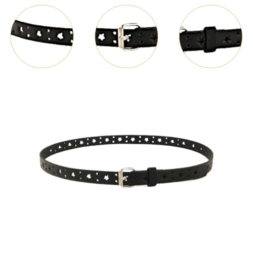 Women Skinny Belt with Buckle Solid Color for Jeans Skirts Daily Wear3