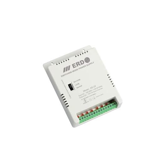 ERD AD-22 8 Channel Power Supply for CCTV Cameras (White)
