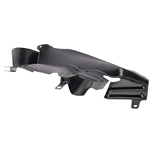 Image of TRQ Front Right Fender Splash Shield Black Passenger Side Compatible with 1999-2004 Oldsmobile Alero 1999-2005 Pontiac Grand Am GM1251137