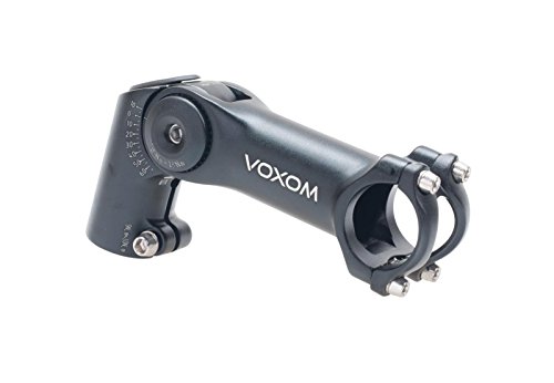 Voxom VB3 31,8 mm, 120 mm, Altura Regulable, de 10/+ 65 ° Vorbau, Negro, 31.8
