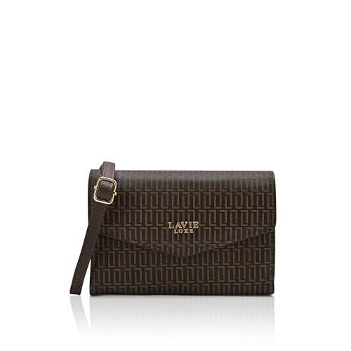 Image of Lavie Luxe Women's Mono Sally 2C Crossbody Sling Bag | Ladies Purse Handbag | Gift for Women