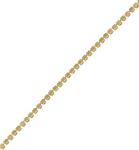Image of Mandala Crafts 1-Row Gold Colored Rhinestones Cup Chains for Jewelry | 2mm Per Row, 2mm Strand Wide, 10 YDs Roll, Bling Crystal Diamond Wrap, for Sewing, DIY, Wedding Decor