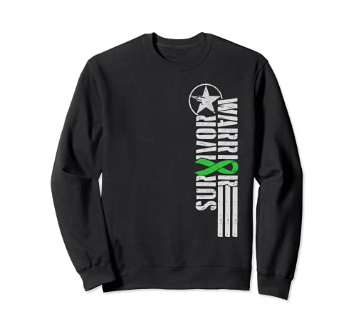 Glaucoma Guerrero Cáncer de Ojo/Sobreviviente - Estilo militar Sudadera