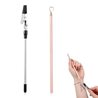 Tyqour 2 Stück Armband Kette Helfer 2-in-1 Armband Hilfe Schließer,Edelstahl Armband-Anbringen Hilfswerkzeuge Tragbare Armband-Helfer zum Hilfe Haken Clips Schmuck Frauen für Uhren Basteln Anpassung