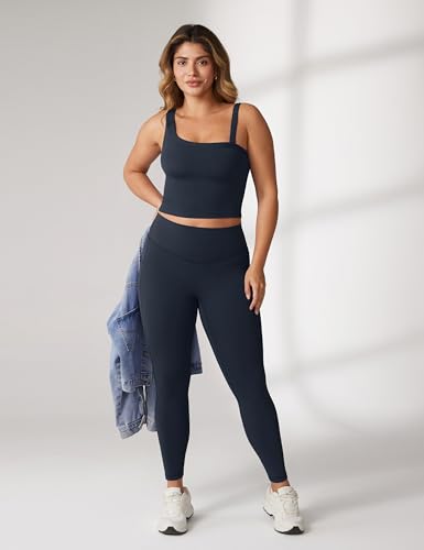 Hugcurve Detachable Shoulder Strap Longline Sports Bra for Women One Shoulder Workout Tank Crop Tops Built in Bra4