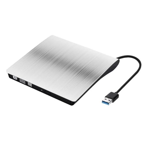Lecteur graveur DVD-RW argenté au design mince en finition silver