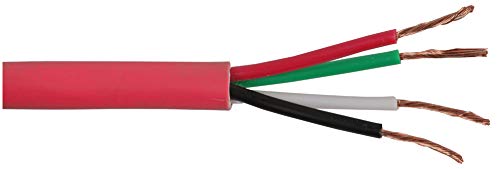Cable de altavoz 4 núcleos Pro Power 4CSPKCBL0.75RED50 m 24/0,20 mm para sonido y audio