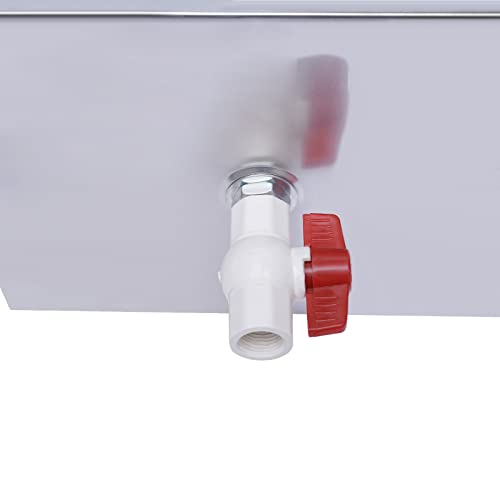 Leblett FS-22 20L Commercial Grease Trap,Stainless Steel Grease Interceptor With Automatic Shut-Off Device,Under Sink Grease Trap Waste Water Oil-Water Separator,For Restaurant Factory Home Kitchen thumb #8