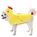 Yoption Dog Chicken Costume, Halloween Christmas Easter Funny Pet Cosplay Outfits Clothes for Puppy Dogs Cats (S)