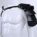 Men Body Chest Harness Belt Gothic Punk Leather Shoulder Armor Adjustable Bondage Strap Belt for Men Gay Fetish Sexy Party Bar Clubwear Halloween Masquerade Cosplay Costume
