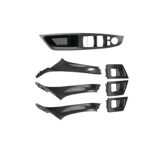 Poignée de porte intérieure pour BMW Série 5 F10 2010-2017 garniture de panneau de traction noir