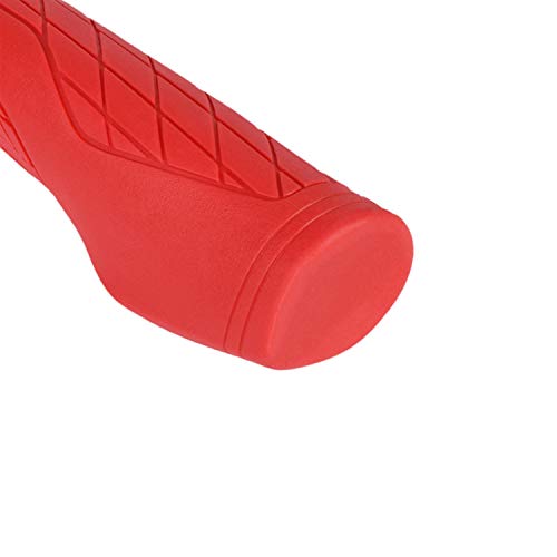 SOLODRIVE Ergonomic Design Mountain Bike Grips, Comfortable Bicycle Handlebar Grips, Single Lock-on and Non-Slip MTB Handle - Image 3