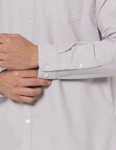 Image of Van Heusen Shirt for Men | Solid Casual Design | Premium Cotton | Slim Fit | Full Sleeves |