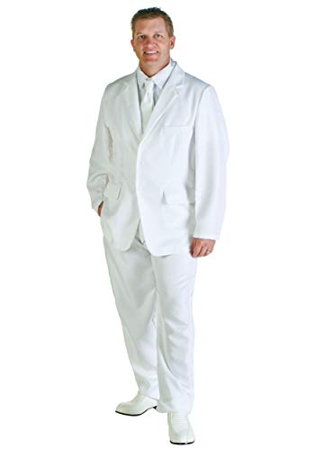 Plus Size White Suit Costume 2X