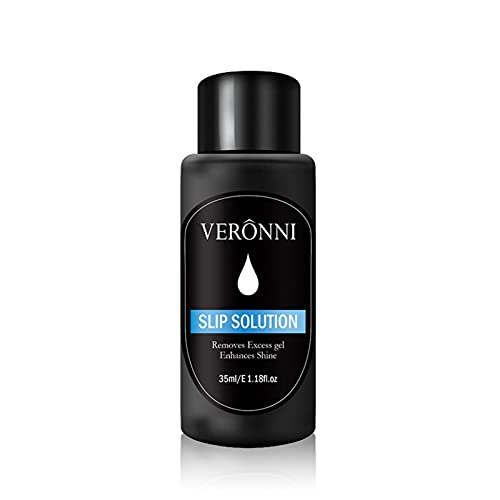 ZJTY Dissolvant pour Ongles en Gel,Nail Remover Extension Nail Liquid Slip Solution - Slip Solution for DIY Nails, Naturel, Gel, Acrylique, Ongles Sculptés 35ml Cover
