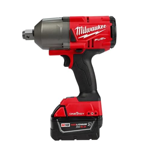 Image of Milwaukee 2864-22R 18V Brushless 3 /4'' High-Torque Impact Wrench w /Friction Ring Black and Red